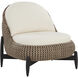 Carilo Stinson Cream Outdoor Lounge Chair